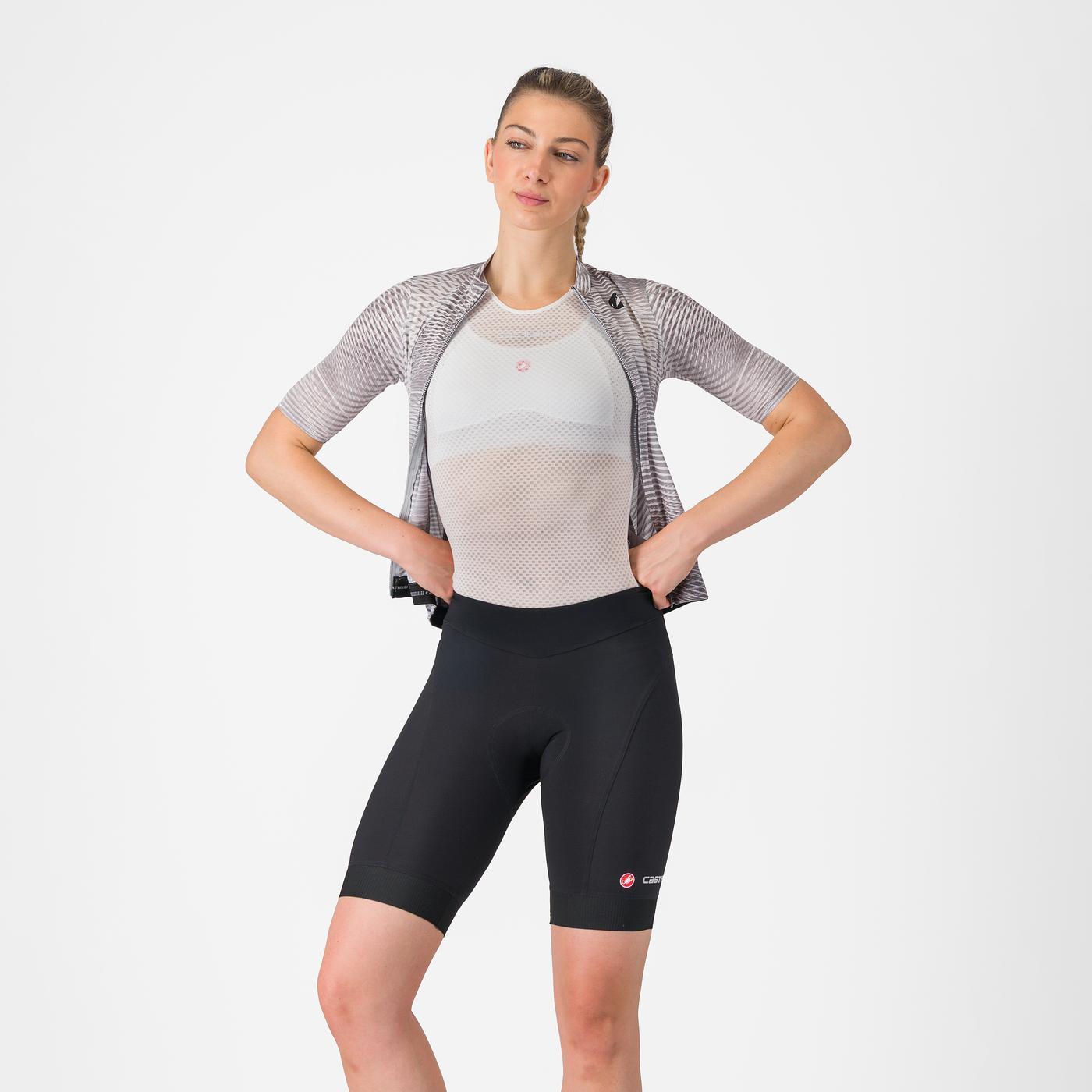 CASTELLI ENDURANCE Γυναικείο κοντό, Μαύρο