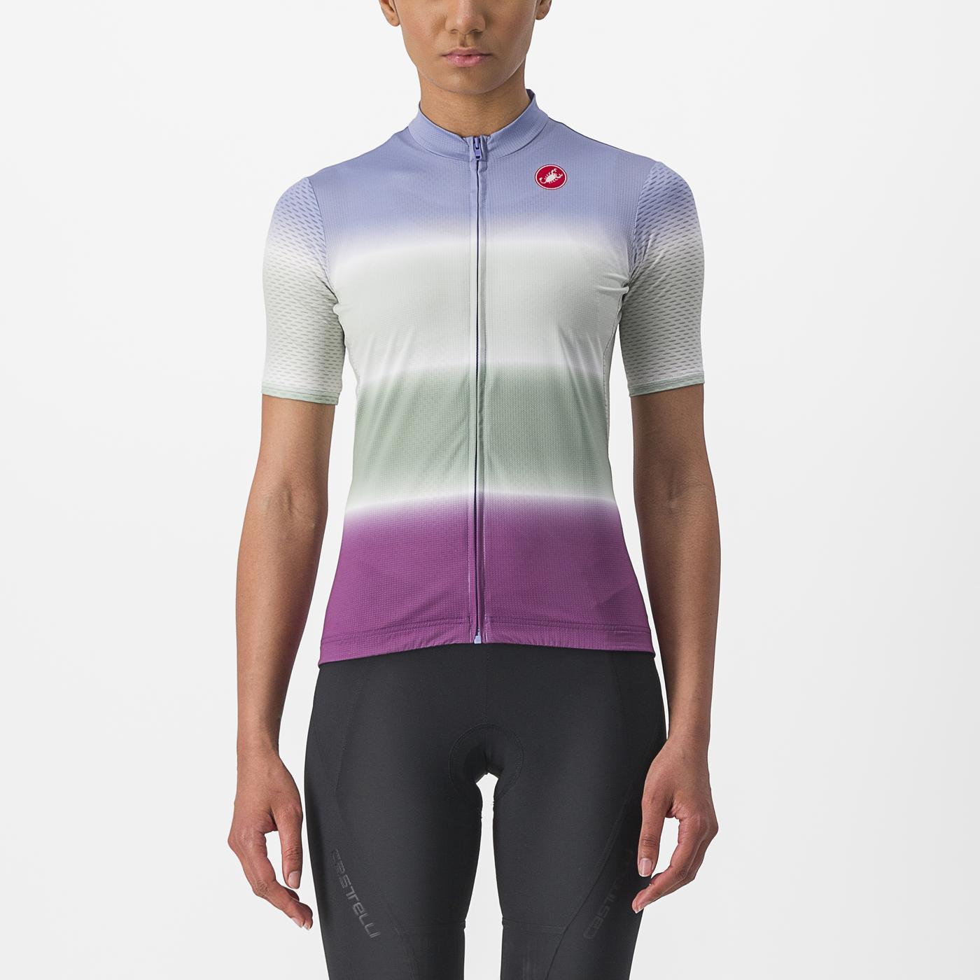 CASTELLI DOLCE Γυναικείο κοντομάνικο Jersey μοβ