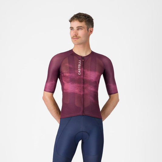 CASTELLI CLIMBER'S A/C Κοντομάνικο Jersey Bordeaux