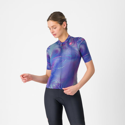 CASTELLI COSMIC VORTEX Γυναικείο κοντομάνικο Jersey μωβ