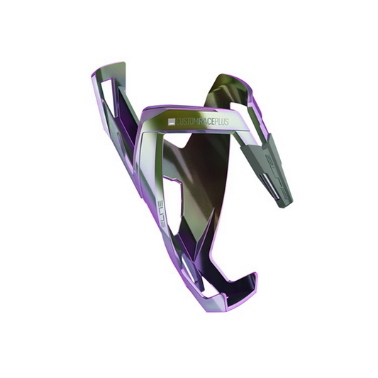 ELITE CUSTOM RACE PLUS bottle cage Green Violet Iridescent