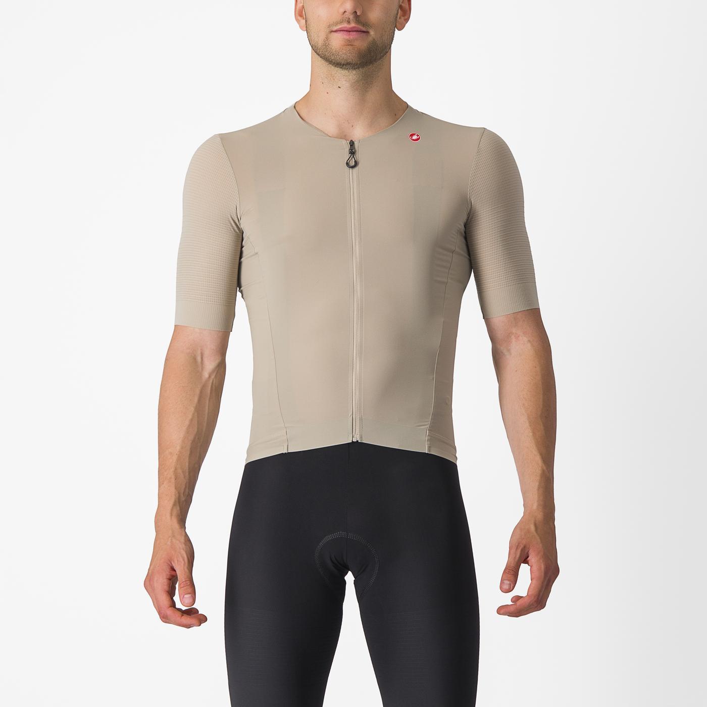 CASTELLI PREMIO Κοντομάνικο μπεζ Jersey