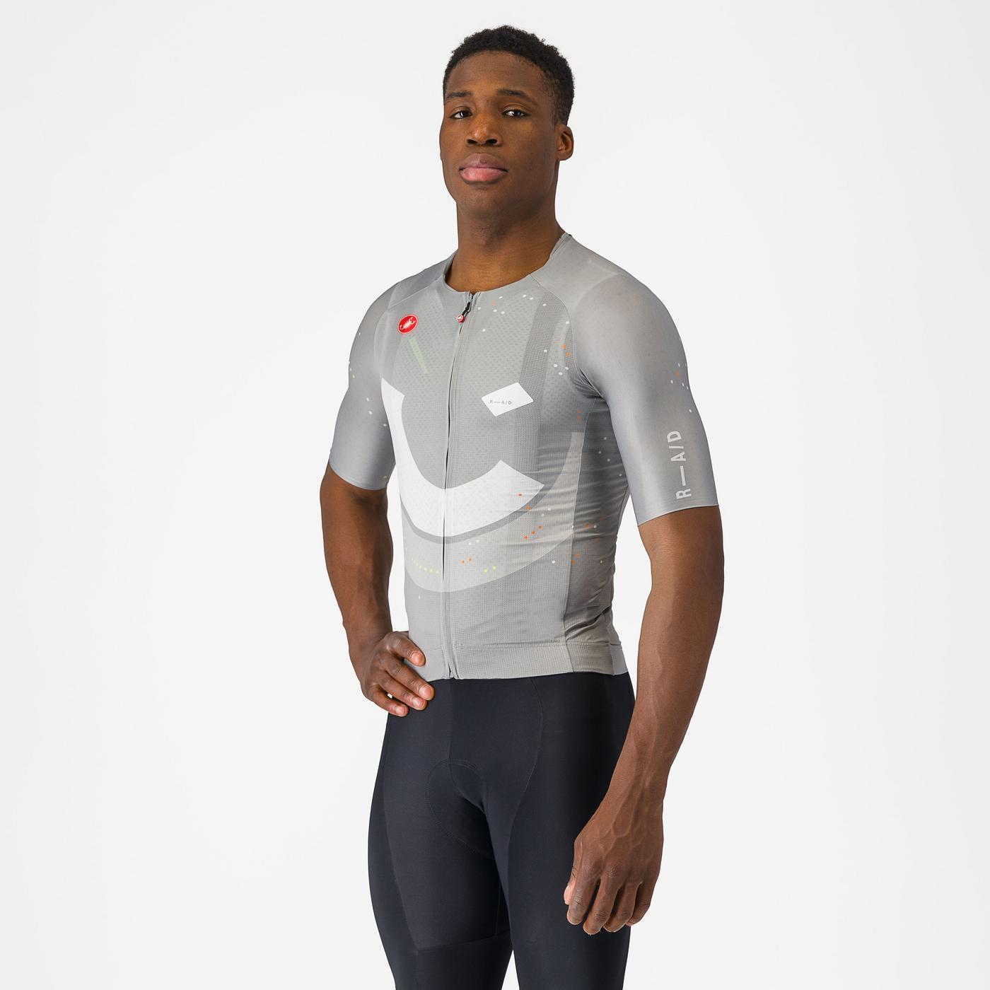 CASTELLI R-A/D Κοντομάνικο Jersey Γκρι