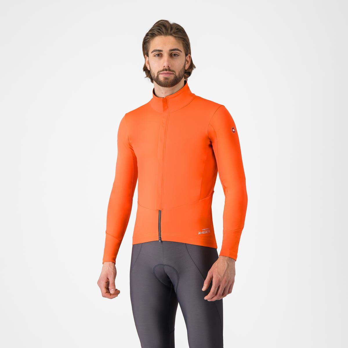 CASTELLI PERFETTO AIR Μπουφάν πορτοκαλί/μαύρο