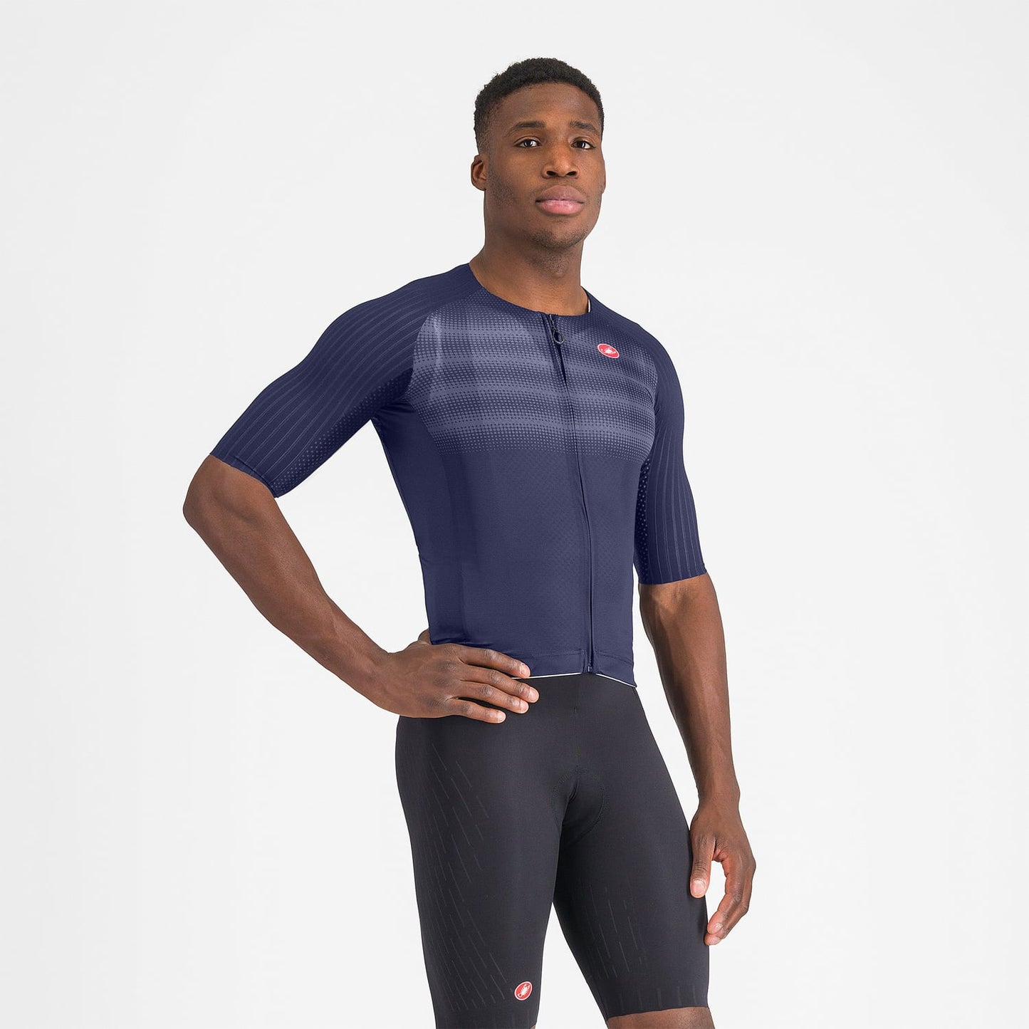 CASTELLI AERO RACE 8S Short Sleeve Jersey Navy