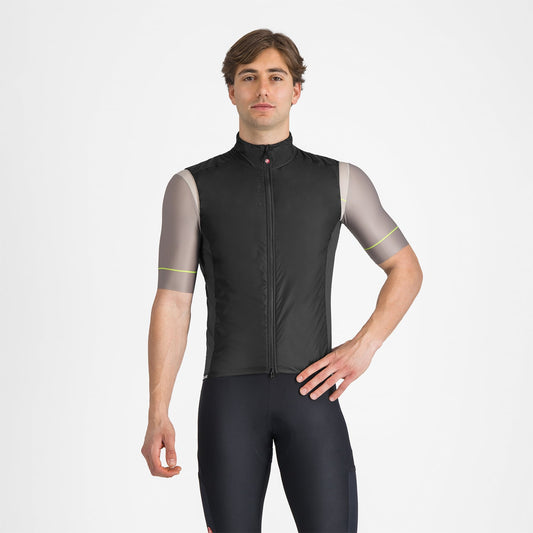 CASTELLI FLY DIRECT Αμάνικο μπουφάν μαύρο