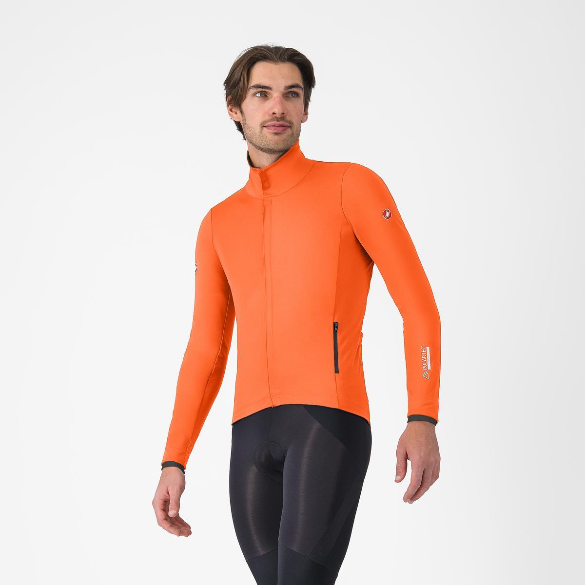 CASTELLI PERFETTO AIR Μπουφάν πορτοκαλί/μαύρο