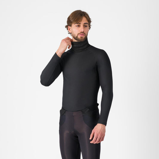 CASTELLI FLANDERS 2 HIGH NECK WARMER Μακρυμάνικο εσώρουχο Μαύρο