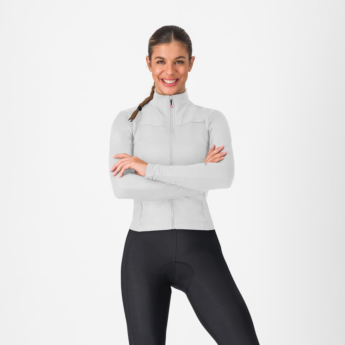 CASTELLI SFIDA 3 Women's Long Sleeve Jersey Grey