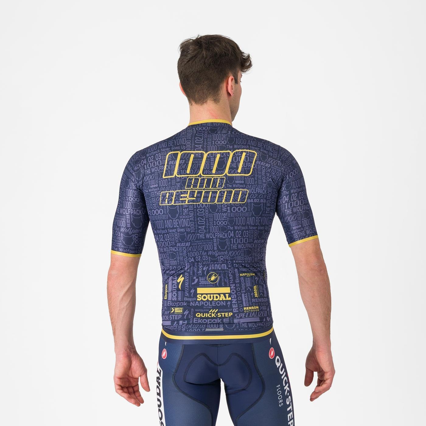 CASTELLI WOLFPACK 1000 VICTORY Short Sleeve Jersey Navy