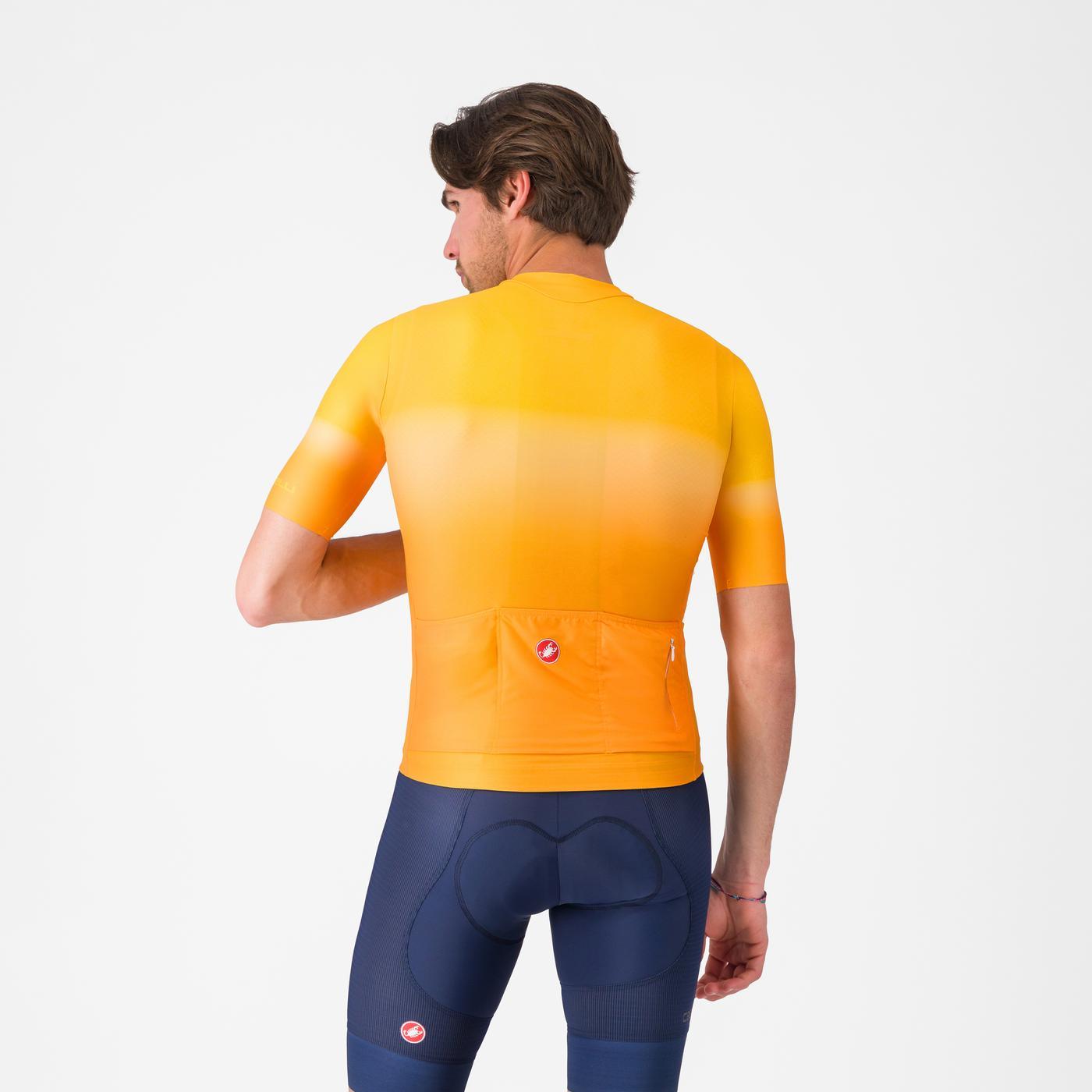 CASTELLI UPF Short Sleeve Jersey Orange