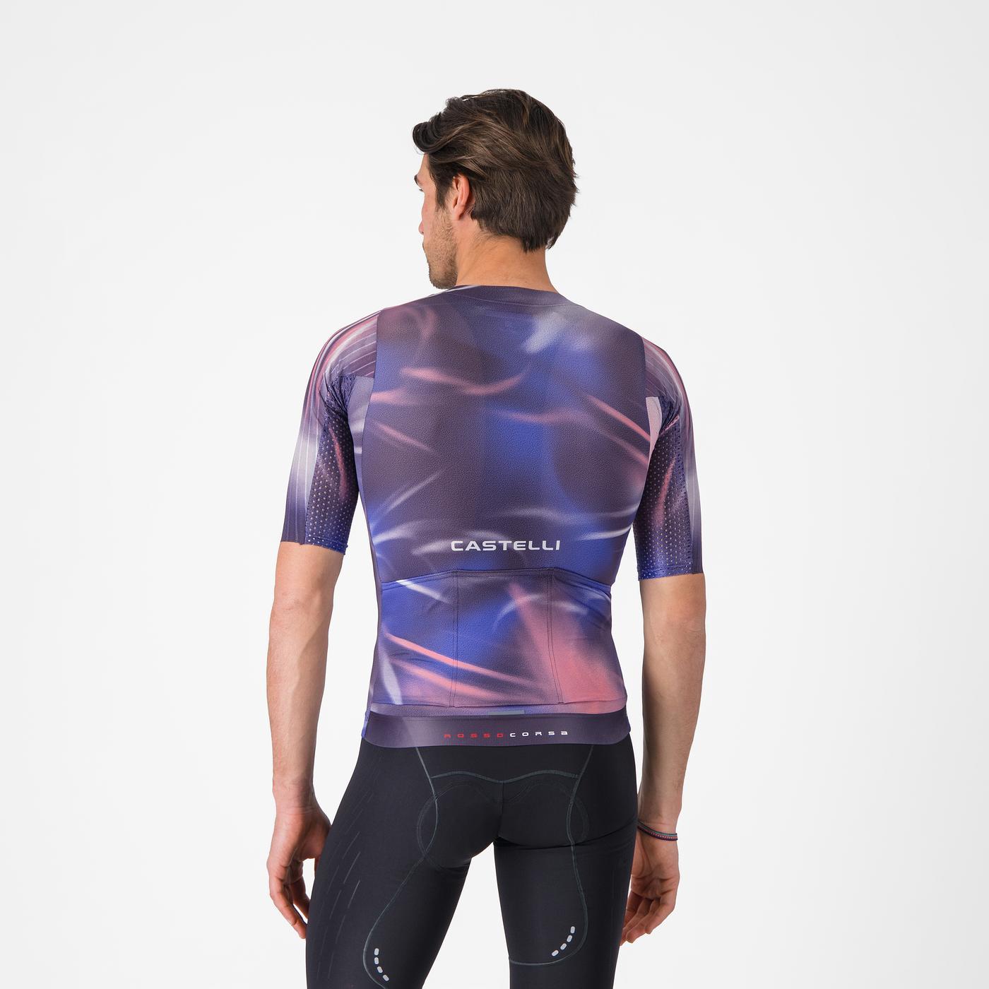 CASTELLI AERO RACE 8S Κοντομάνικο Jersey μοβ