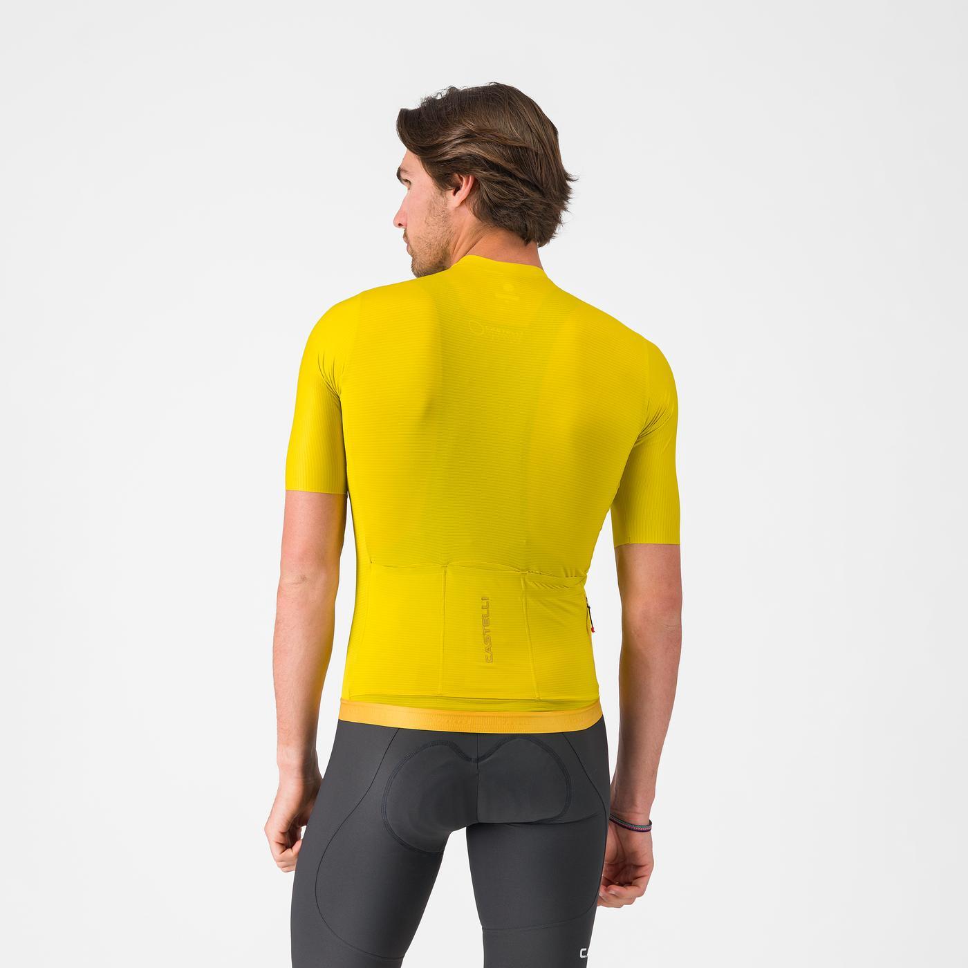 CASTELLI ESPRESSO 2 Short Sleeve Jersey Yellow