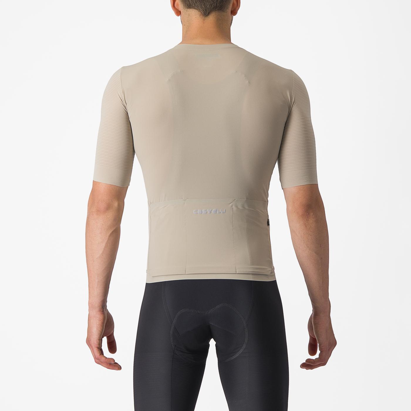 CASTELLI PREMIO Κοντομάνικο μπεζ Jersey