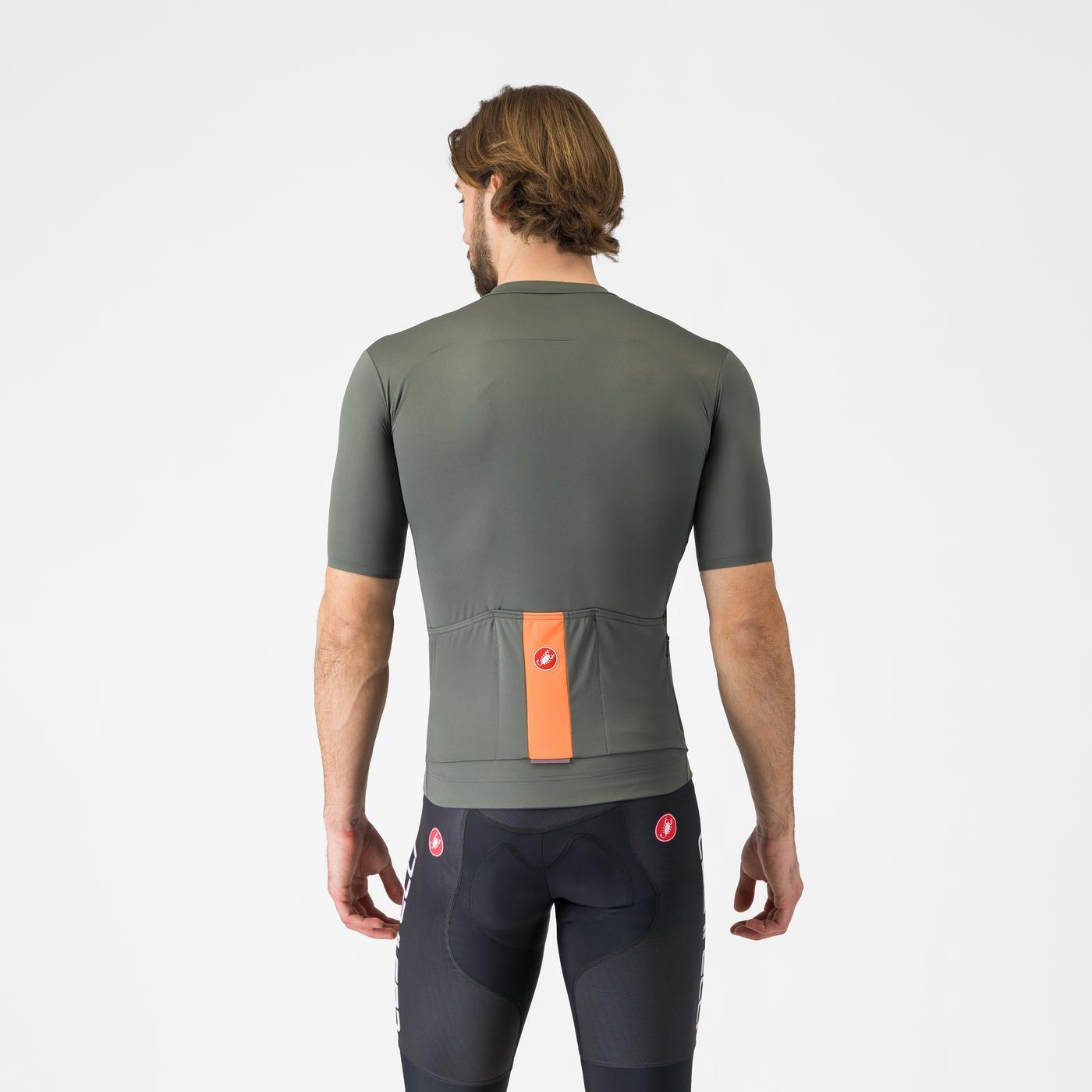 CASTELLI PROLOGO LITE Κοντομάνικο Jersey Γκρι/Πορτοκαλί