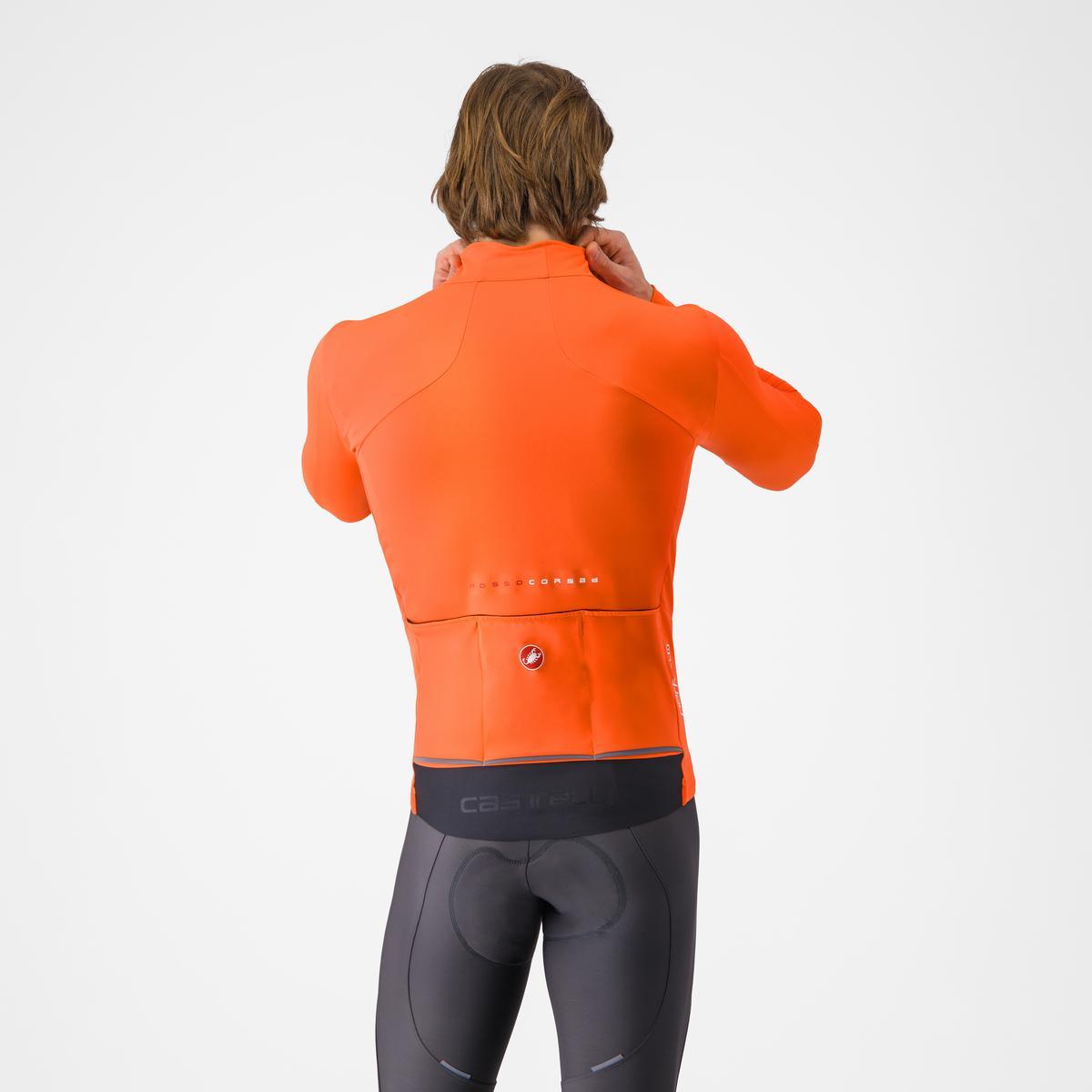 CASTELLI PERFETTO AIR Μπουφάν πορτοκαλί/μαύρο