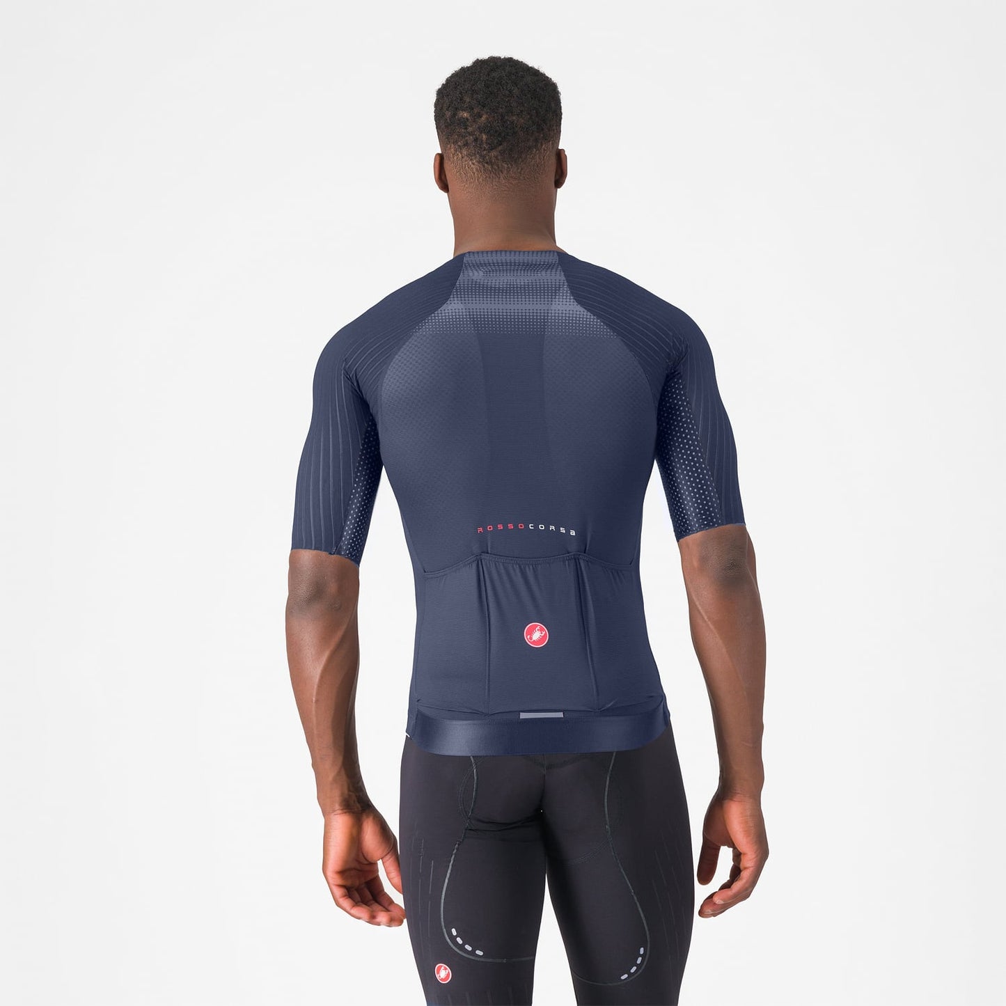 CASTELLI AERO RACE 8S Short Sleeve Jersey Navy