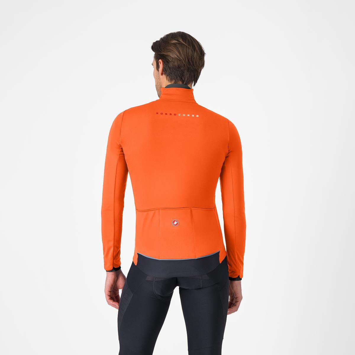 CASTELLI ALPHA 150 Μπουφάν πορτοκαλί/μαύρο