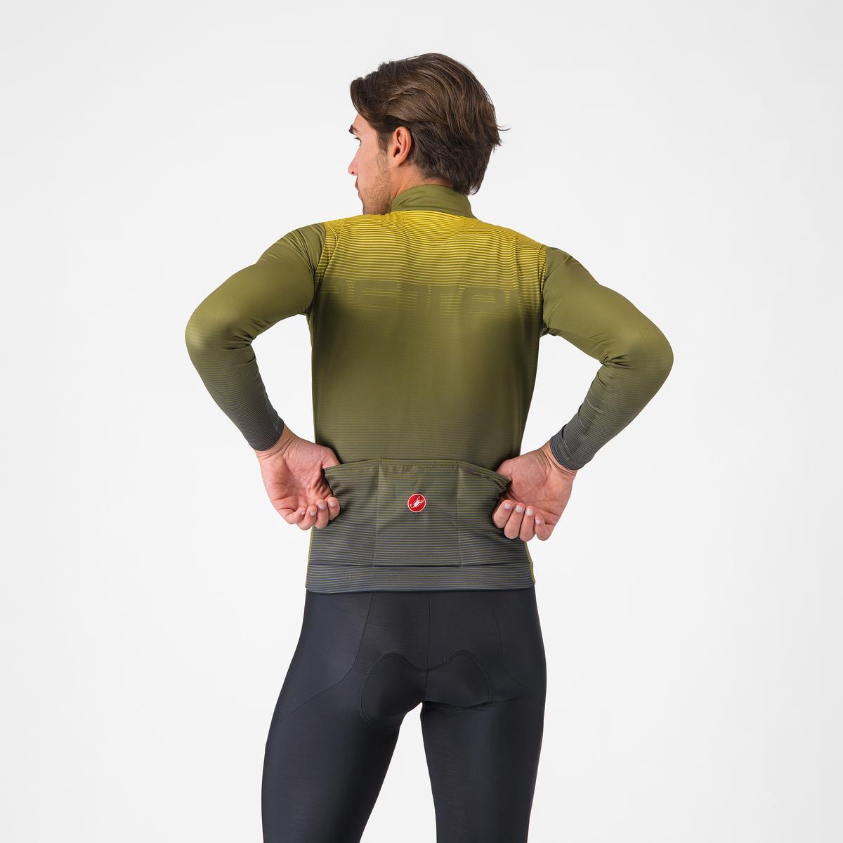 CASTELLLI APICE THERMAL Long Sleeve Jersey Μπλε/Mango Mojito
