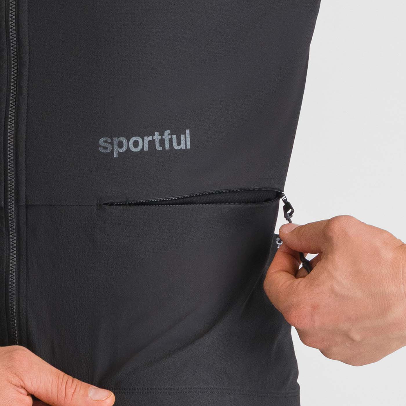 SPORTFUL SUPERGIARA 2 αμάνικο μπουφάν μαύρο