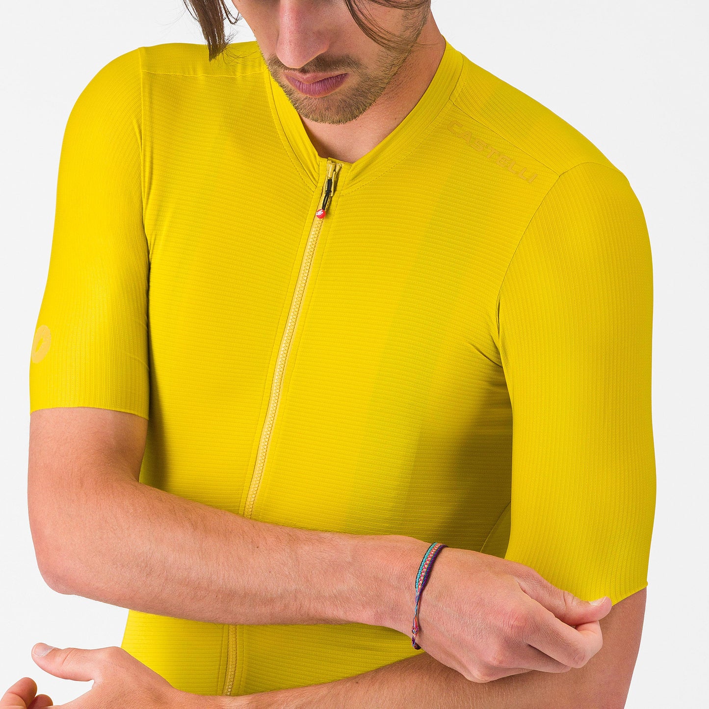 CASTELLI ESPRESSO 2 Short Sleeve Jersey Yellow