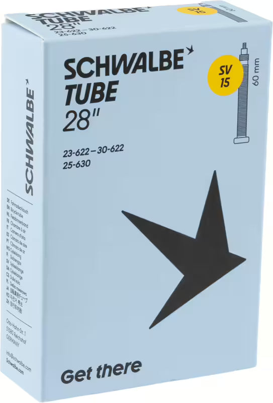 SCHWALBE SV15 εσωτερικός σωλήνας 700x23/30c Presta