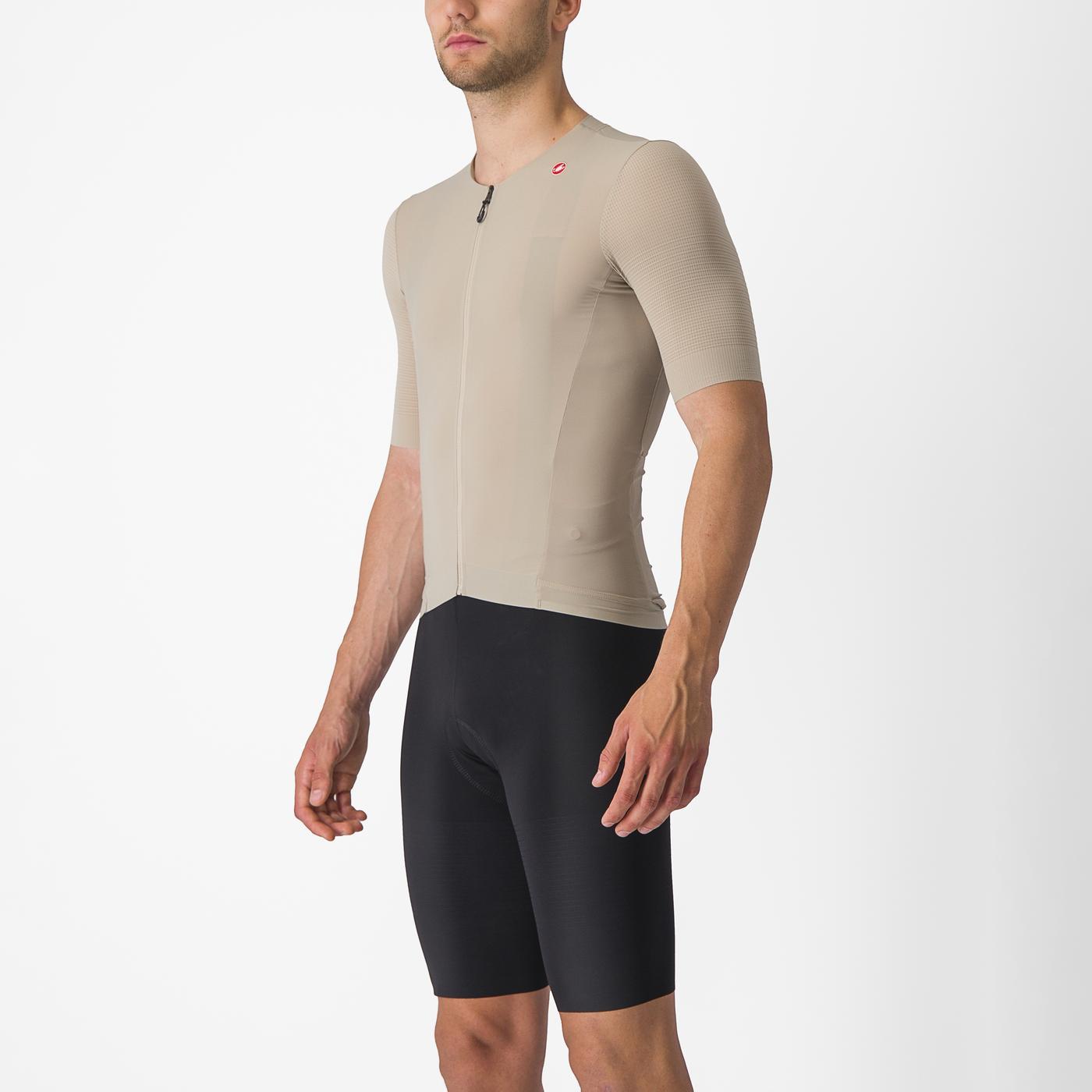 CASTELLI PREMIO Κοντομάνικο μπεζ Jersey
