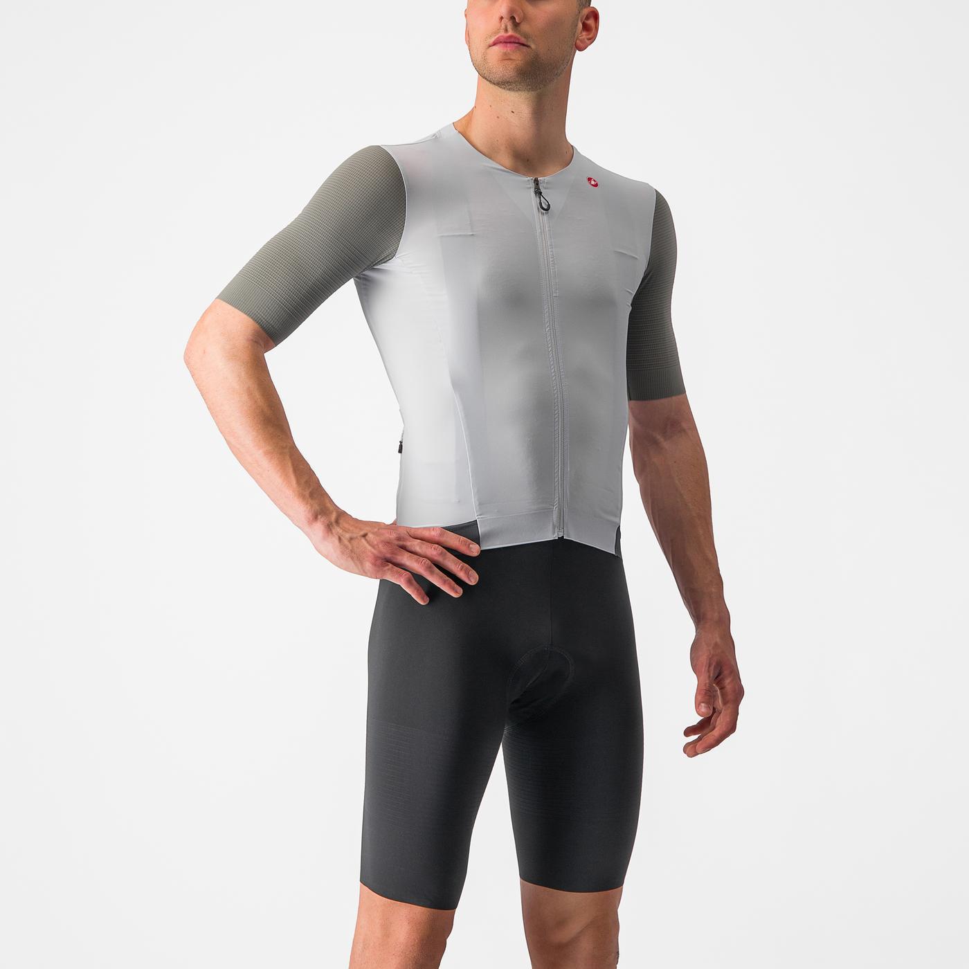 CASTELLI PREMIO Κοντομάνικο Jersey Μαύρο/Γκρι
