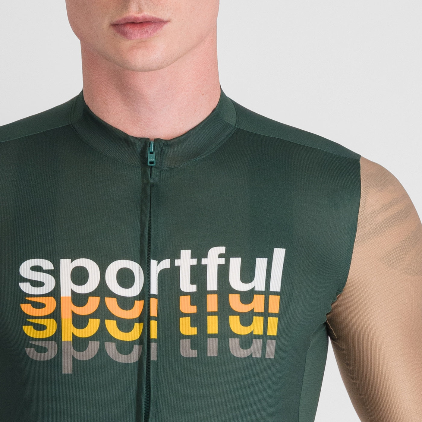 SPORTFUL SUPERGIARA 2 LOGO Short Sleeve Jersey Khaki