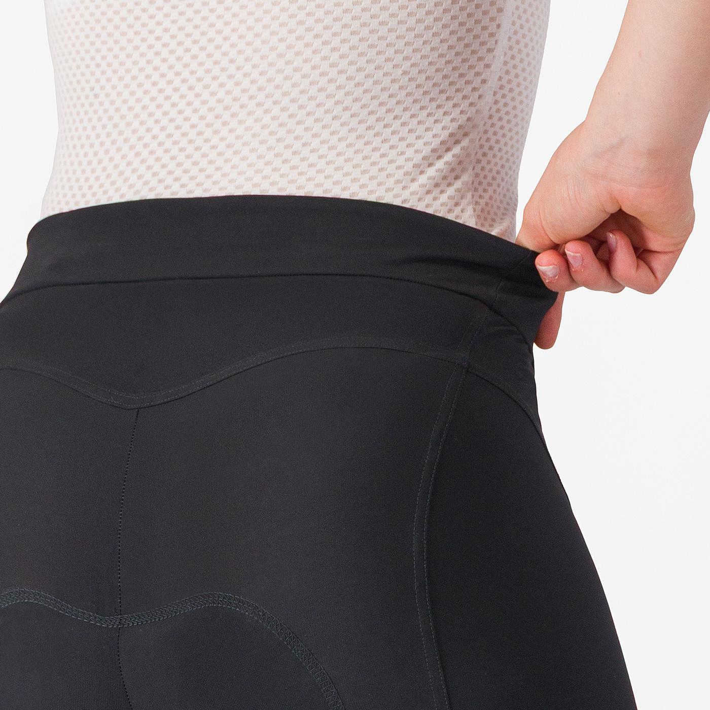 CASTELLI ENDURANCE Γυναικείο κοντό, Μαύρο