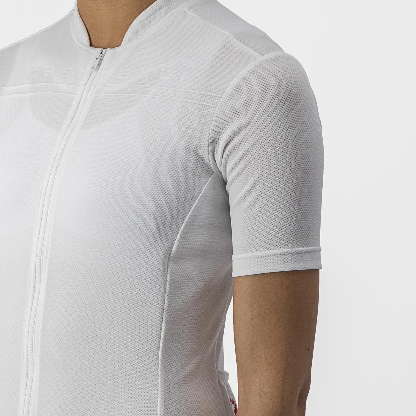 Γυναικείο CASTELLI ANIMA 4 Κοντομάνικο Jersey Λευκό