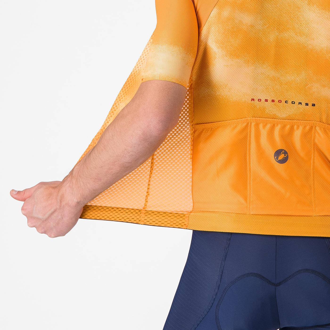 CASTELLI CLIMBER'S A/C Short Sleeve Jersey Orange