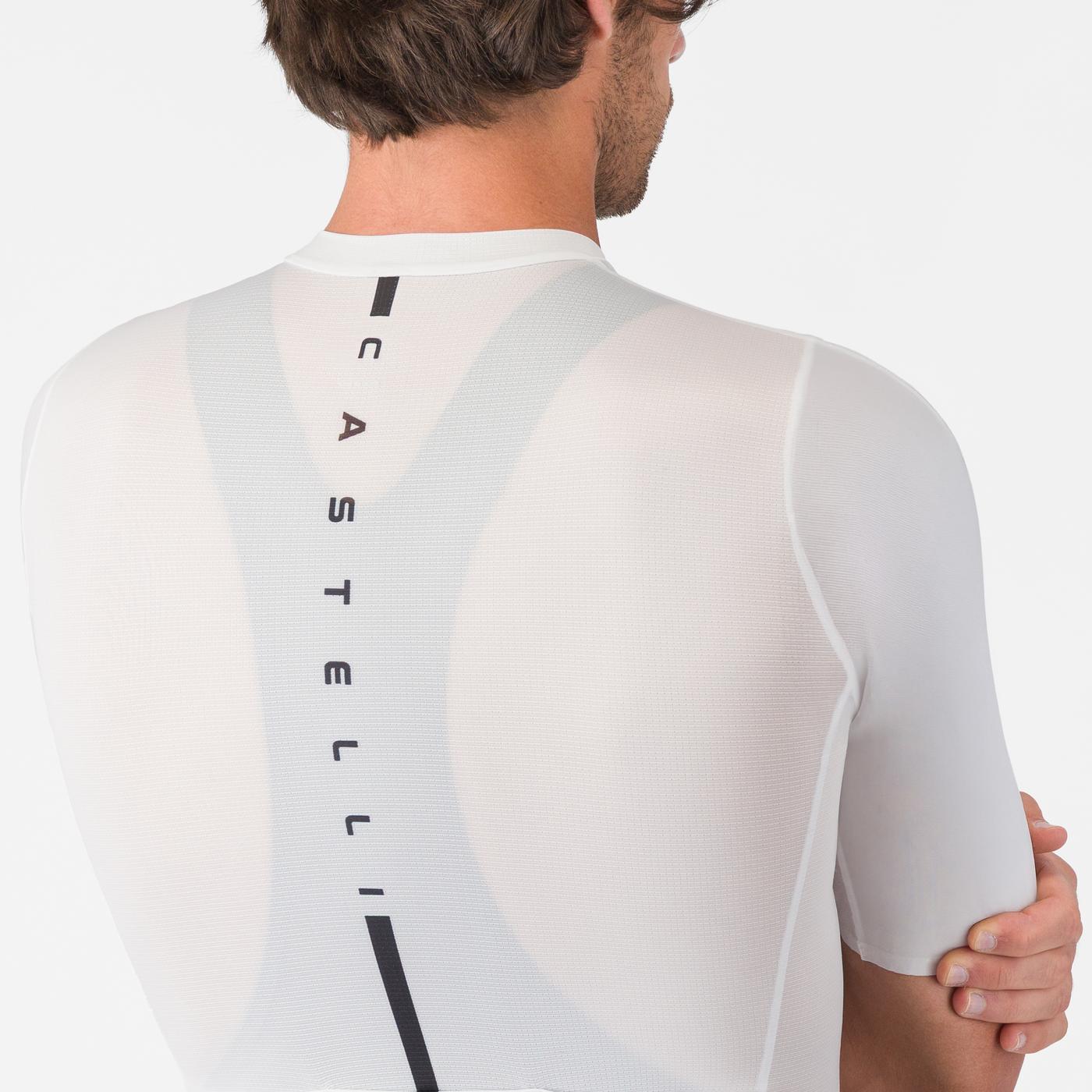 CASTELLI DRITTONE LOGO Short Sleeve Jersey White