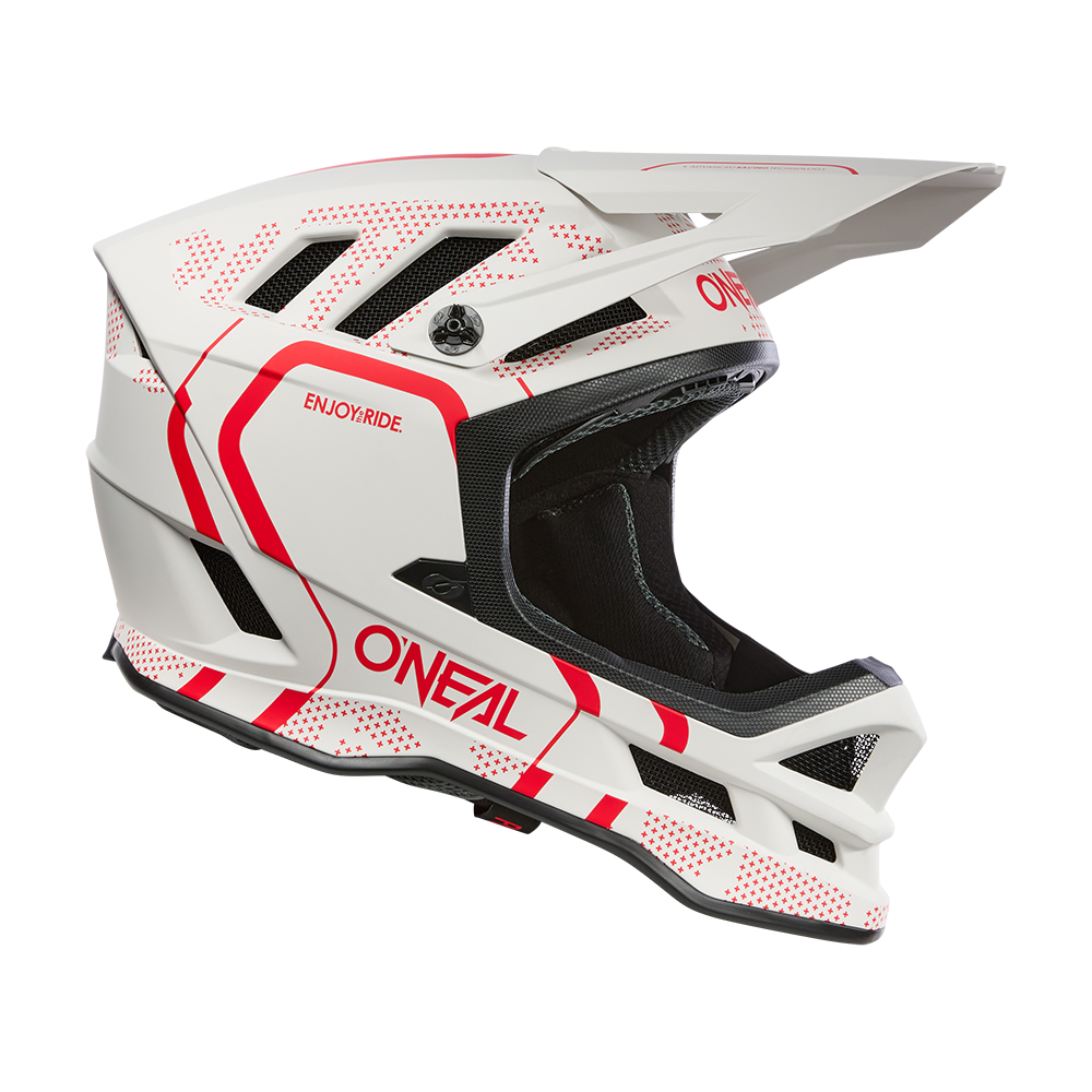 O'NEAL BLADE POLYACRYLITE STRIKE MTB κράνος Λευκό/κόκκινο