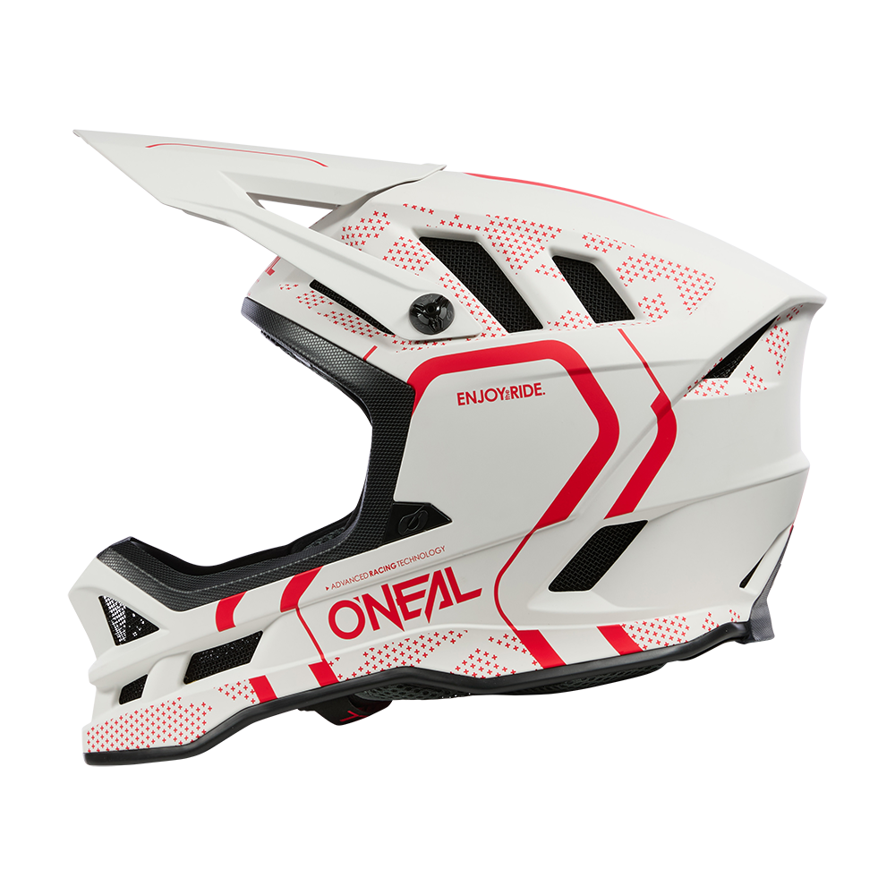 O'NEAL BLADE POLYACRYLITE STRIKE MTB κράνος Λευκό/κόκκινο