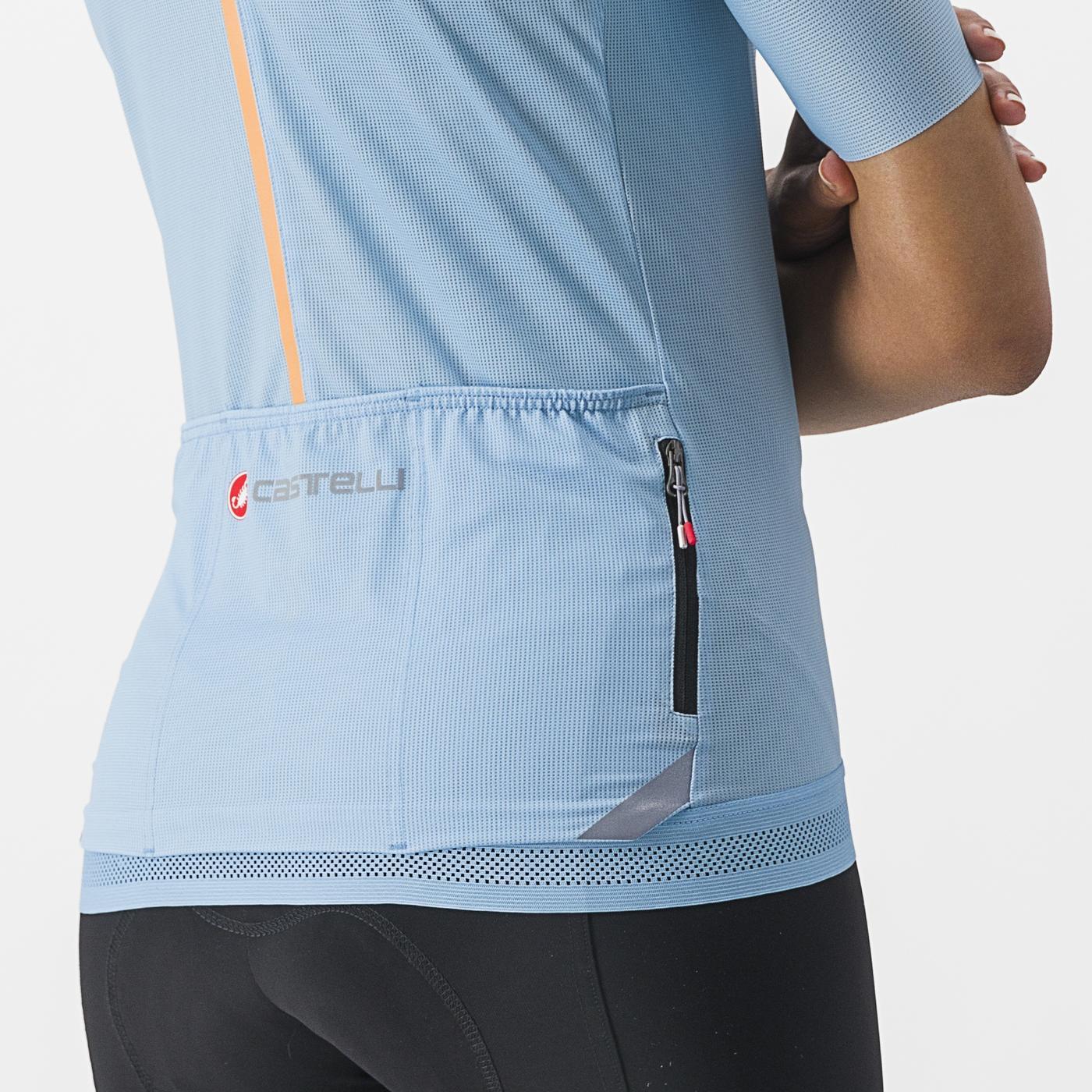 CASTELLI ENDURANCE W Γυναικείο κοντομάνικο Jersey Μπλε
