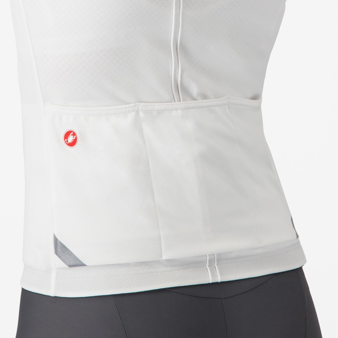 Γυναικείο CASTELLI ANIMA 4 Κοντομάνικο Jersey Λευκό