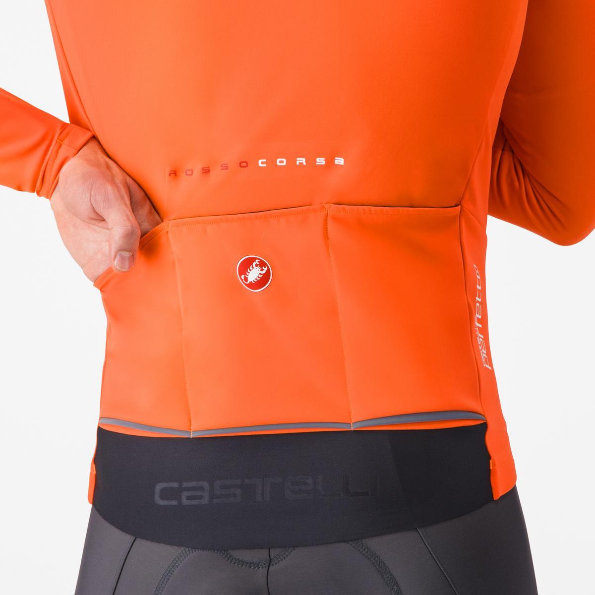 CASTELLI PERFETTO AIR Μπουφάν πορτοκαλί/μαύρο
