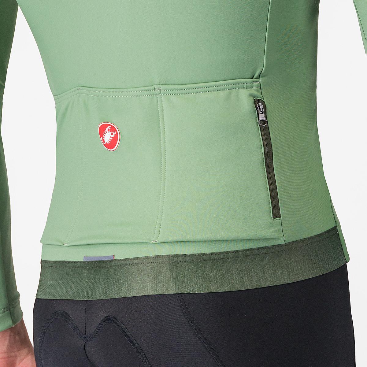 CASTELLI ESPRESSO THERMAL Μακρυμάνικο Peper Jersey Πράσινο