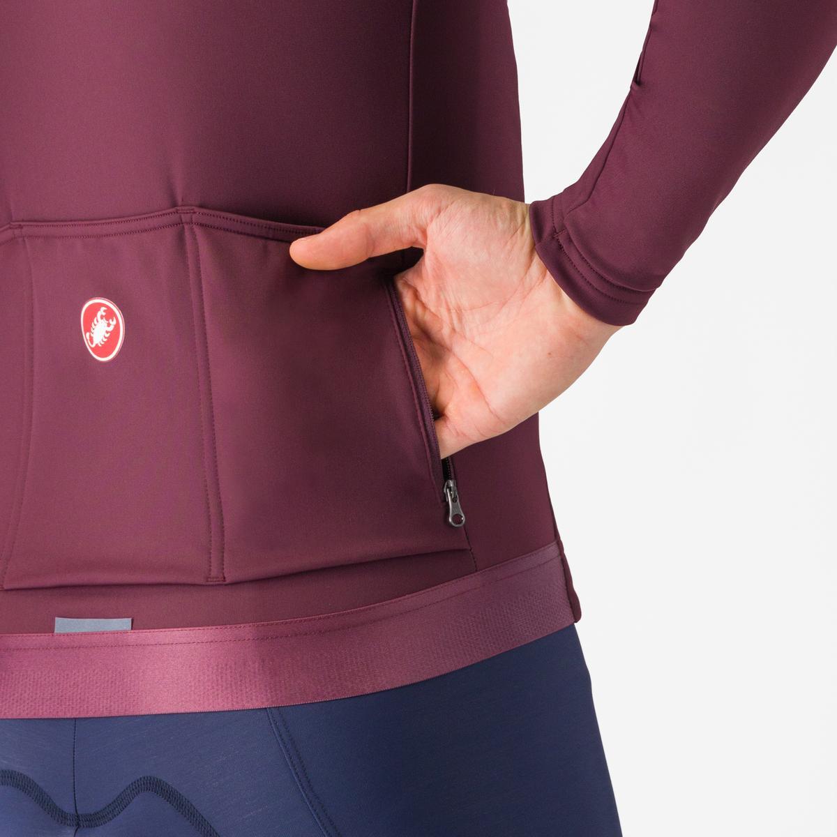 CASTELLI ESPRESSO THERMAL Μακρυμάνικη φανέλα Bordeaux