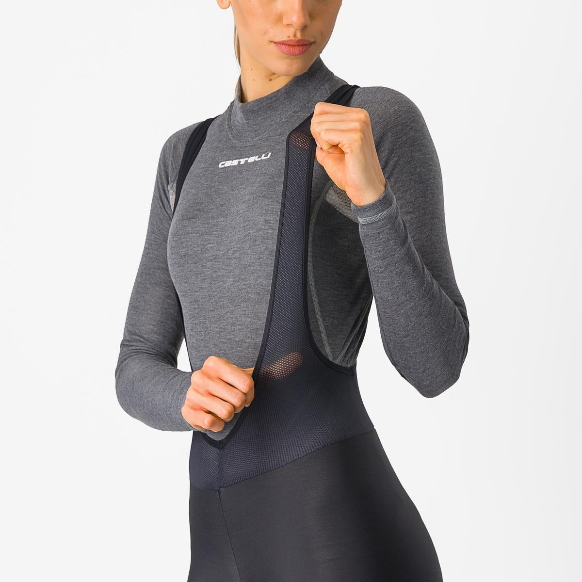 CASTELLI ENTRATA Γυναικείο 3/4 Bibtights Μαύρο
