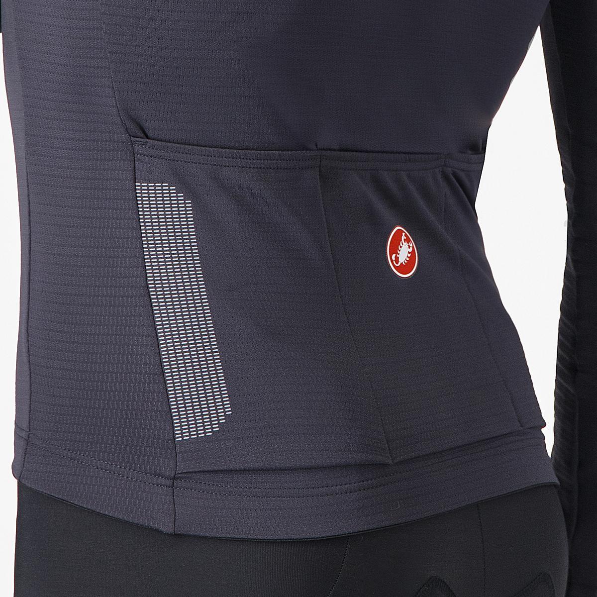 CASTELLI PURO 4 Long Sleeve Jersey Grey