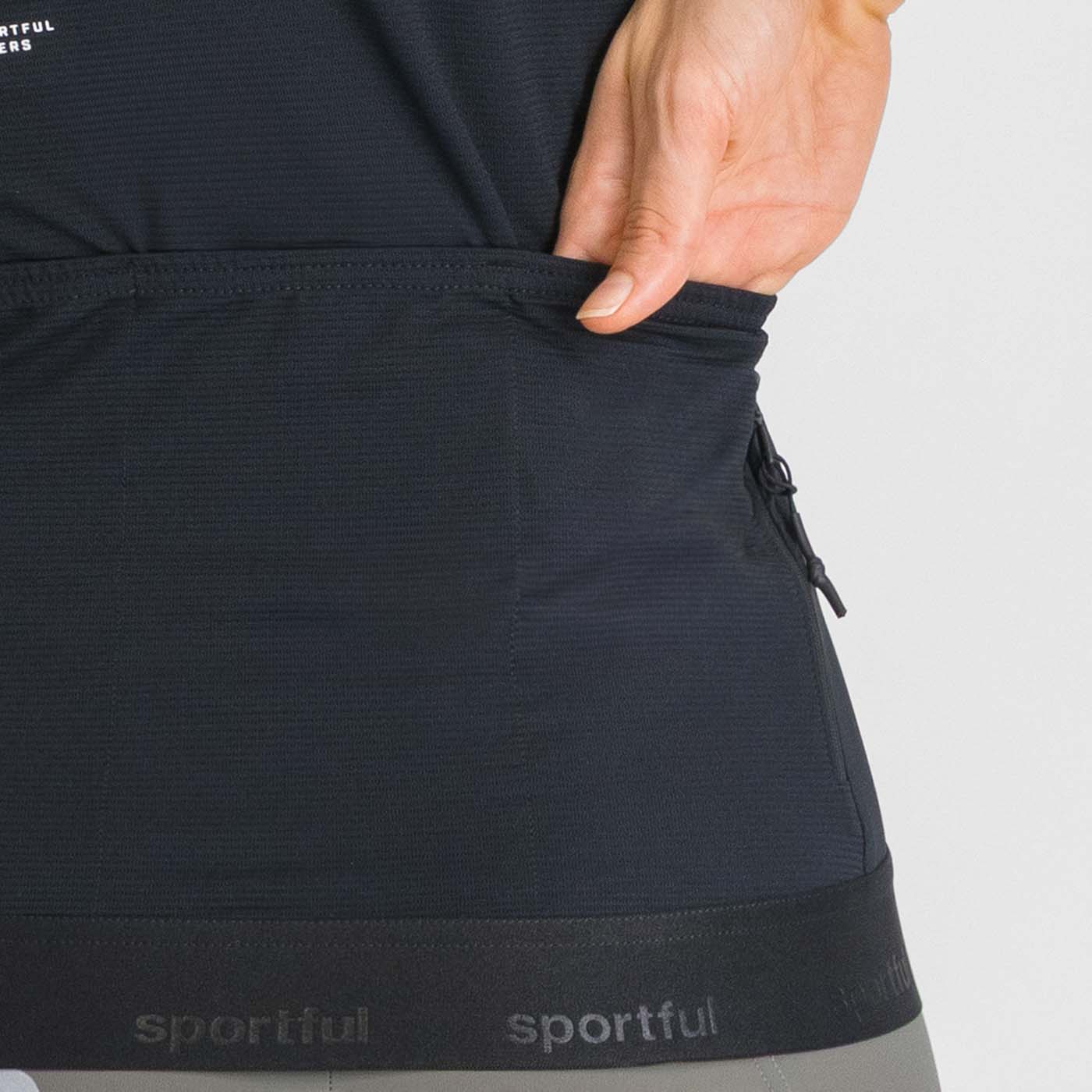 SPORTFUL SRK 2Γυναικείο κοντό Jersey Μαύρο