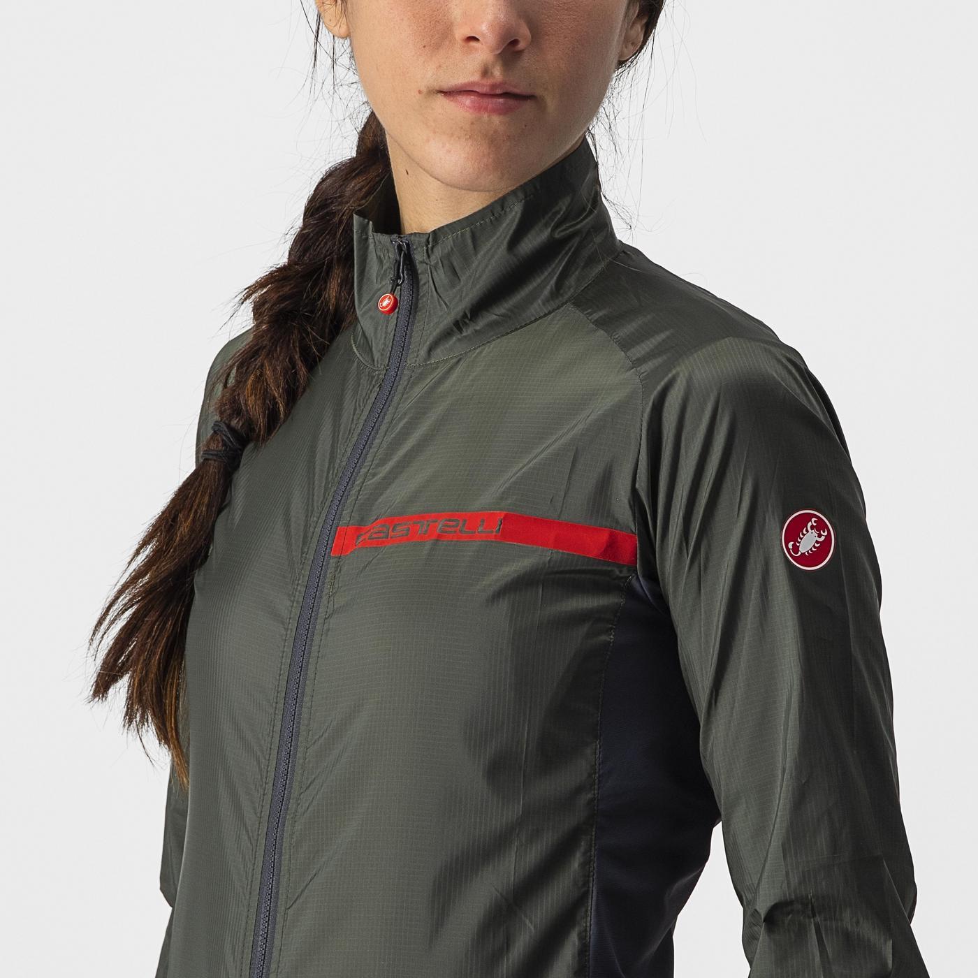 CASTELLI SQUADRA STRETCH Μπουφάν Γυναικών Χακί