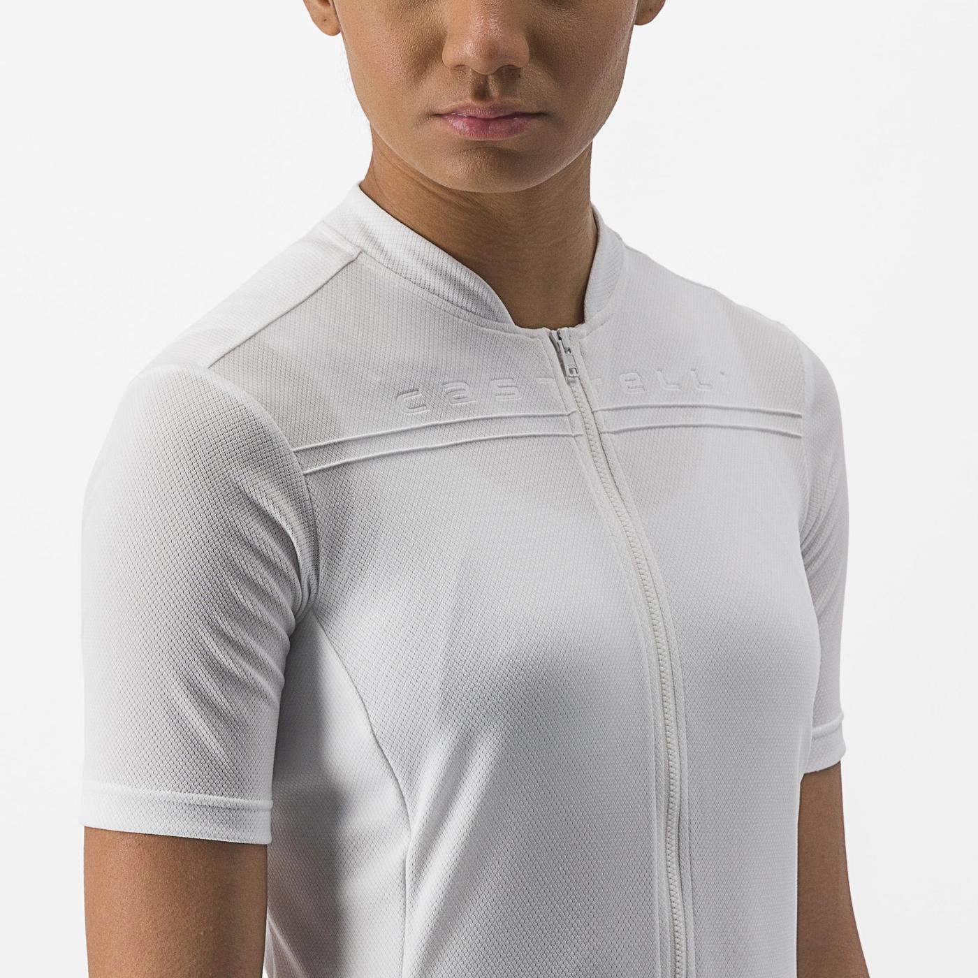 Γυναικείο CASTELLI ANIMA 4 Κοντομάνικο Jersey Λευκό