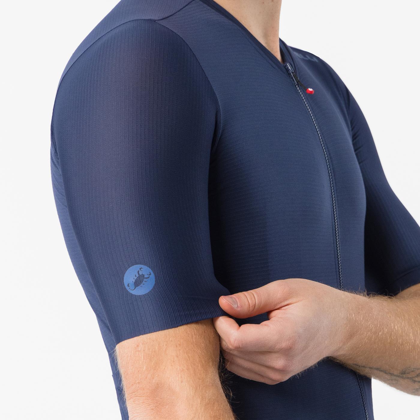CASTELLI ESPRESSO 2 Short Sleeve Jersey Blue