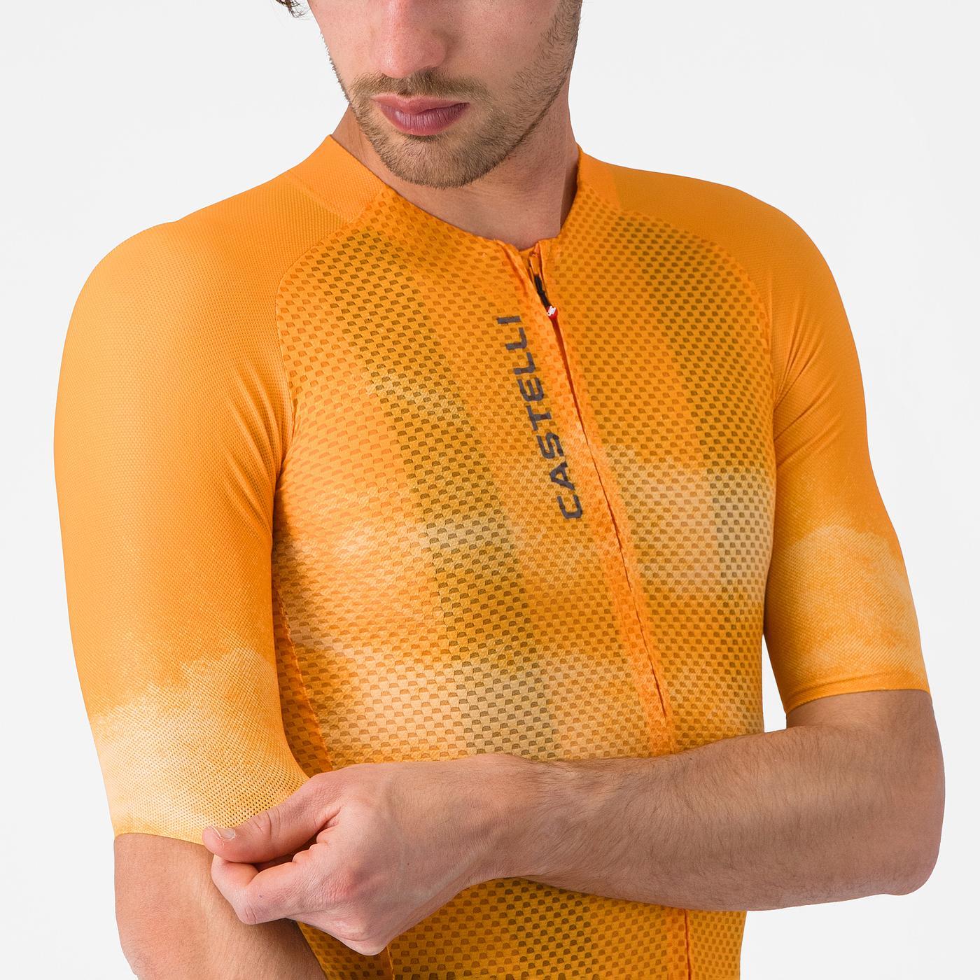 CASTELLI CLIMBER'S A/C Short Sleeve Jersey Orange