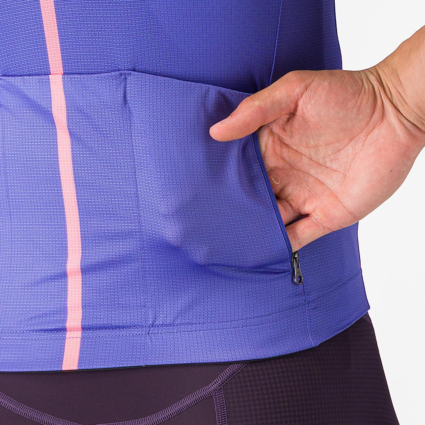 CASTELLI DRITTONE LOGO Κοντομάνικο Jersey Μωβ