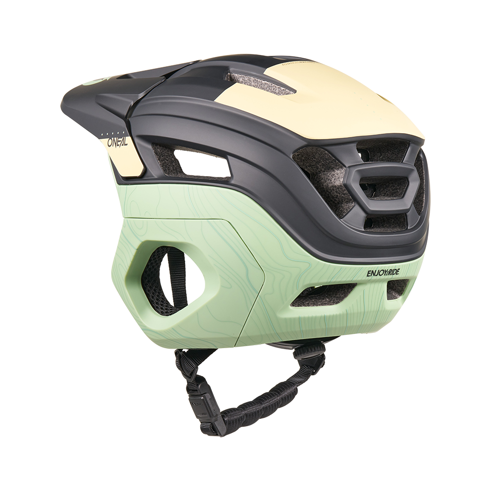 O'NEAL TRAPPER EVO TOPO MTB κράνος Μαύρο/Άμμος/Μιντ