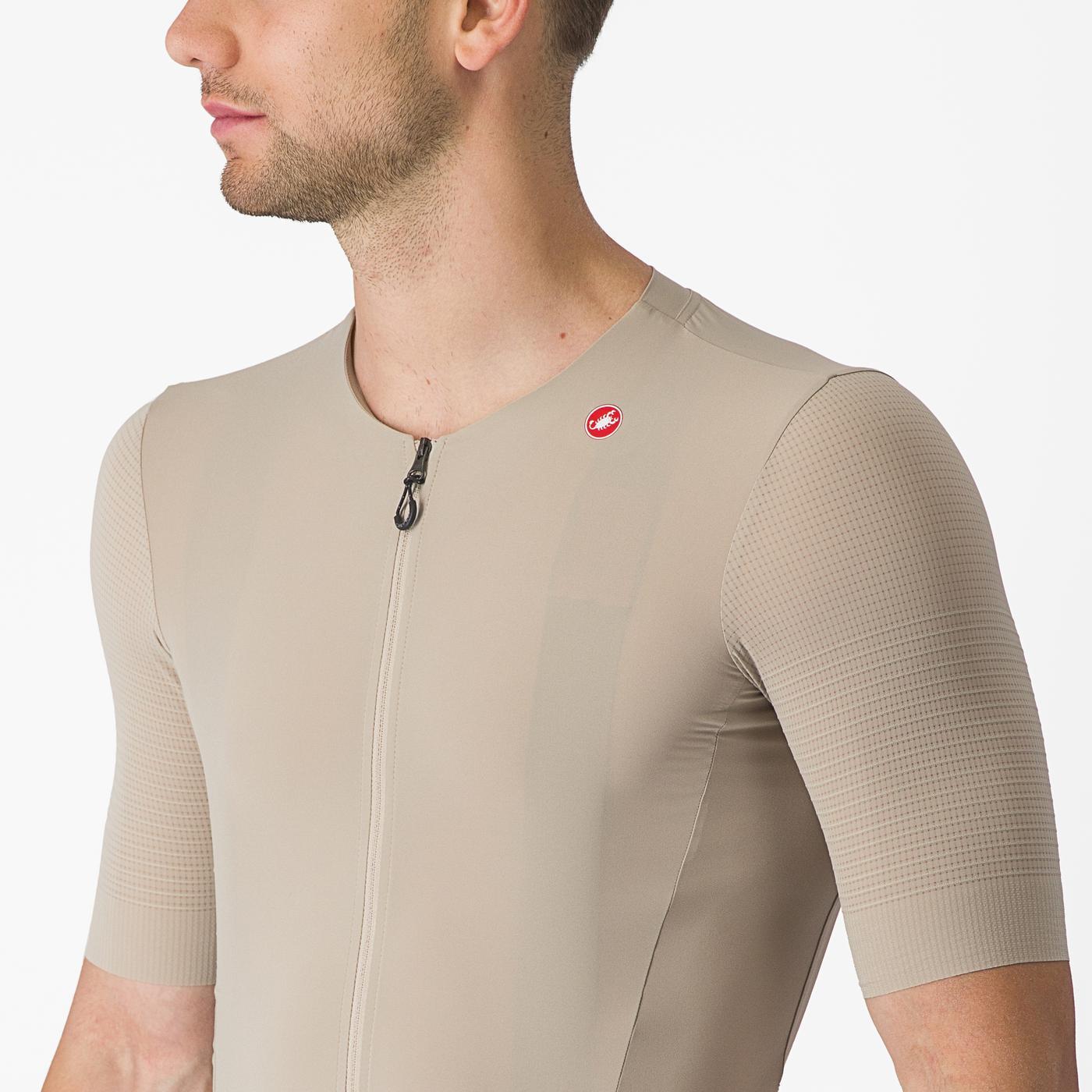 CASTELLI PREMIO Κοντομάνικο μπεζ Jersey